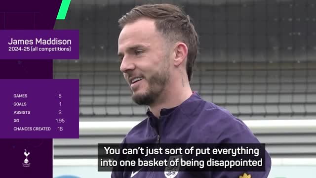 Postecoglou backs 'outstanding' Maddison for future England recall