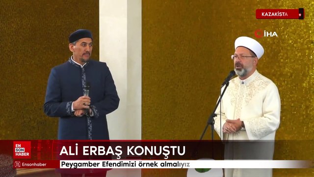 Ali Erbaş: Peygamber Efendimizi örnek almalıyız