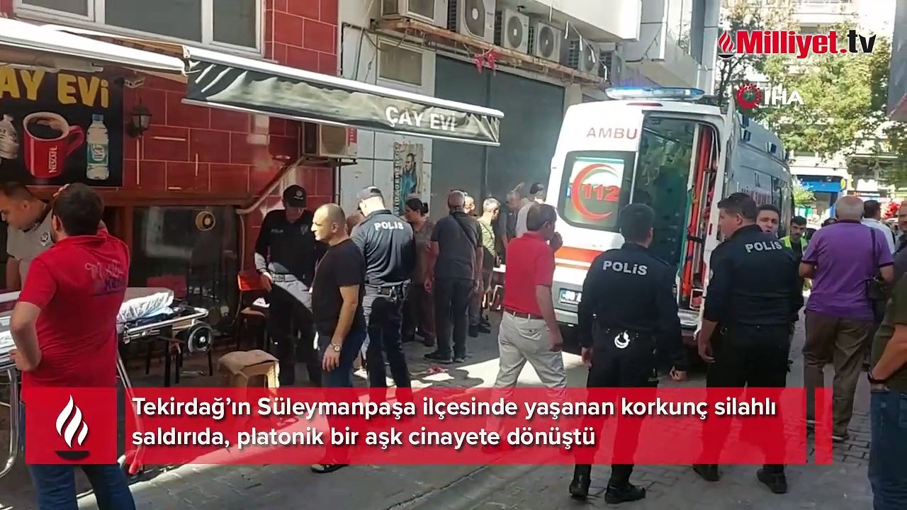 Platonik aşık dehşet saçtı! 1 ölü, 1'i polis 4 yaralı