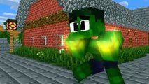 Monster School - Ironman vs Hulk Lvl 1 Lvl 999 - Minecraft Animation