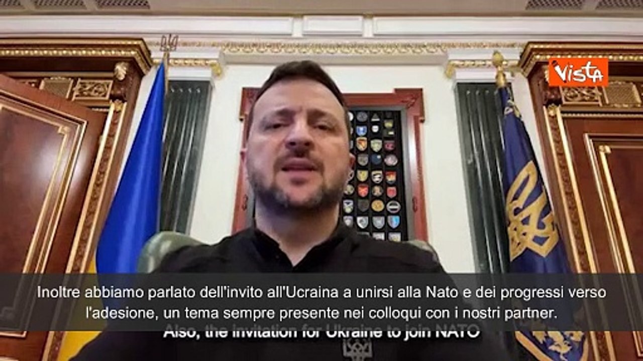 Zelensky incontra Mark Rutte: "Abbiamo parlato dell'adesione dell'Ucraina alla Nato"