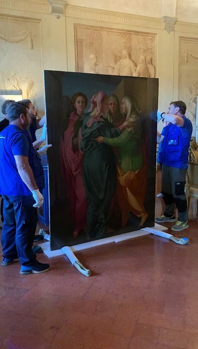 Poggio a Caiano (Prato), la Visitazione del Pontormo torna visibile al pubblico