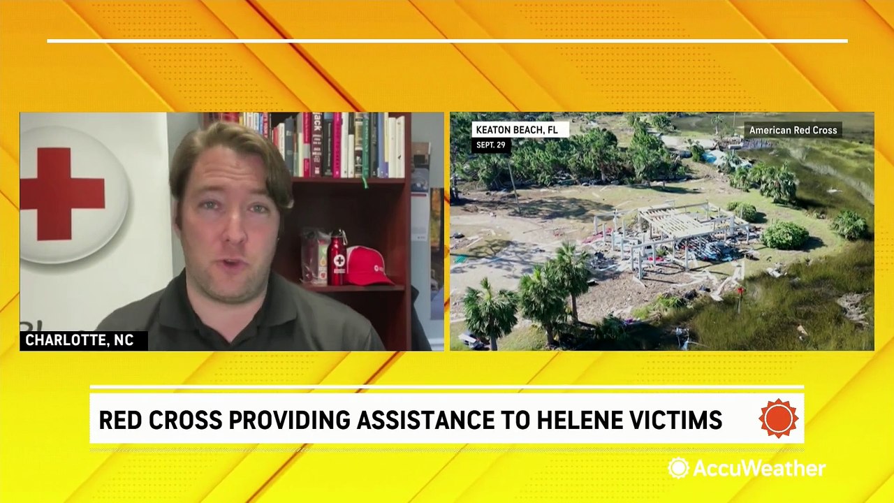 Red Cross in North Carolina with aid to Helene flood victims