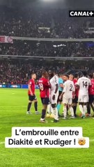 Diakite and Rudiger have some words for each