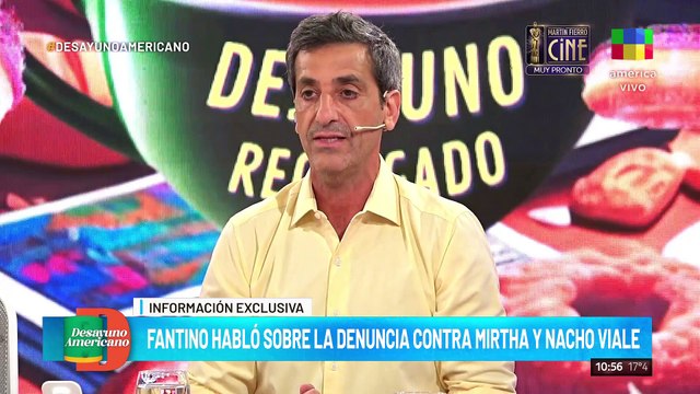 Alejandro Fantino habló sobre la denuncia contra Mirtha Legrand y Nacho Viale