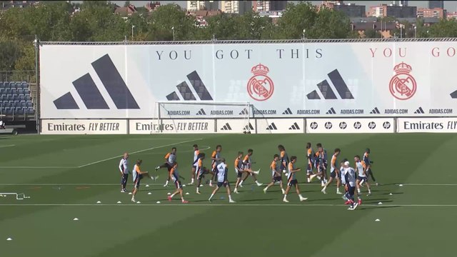 Full Real Madrid training session ahead of their clash with Villarreal