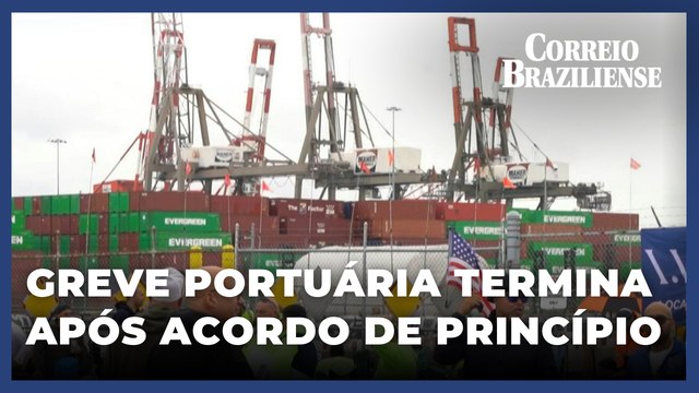 Trabalhadores portuários nos EUA encerram greve após 3 dias