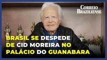 Luto no jornalismo: corpo de Cid Moreira é velado no Palácio Guanabara