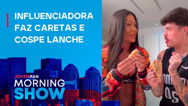 Gracyanne Barbosa COME FAST-FOOD pela primeira vez e diz ter ODIADO