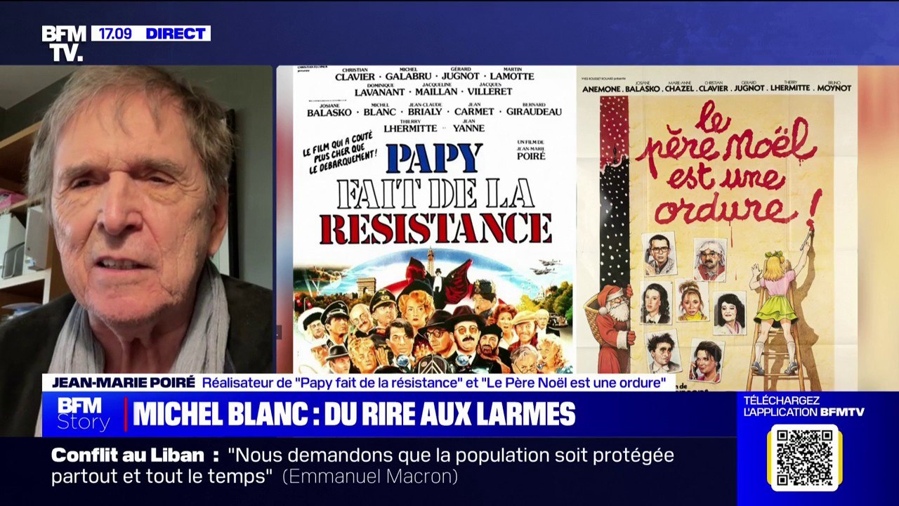 "Un homme charmant et très drôle": Le réalisateur Jean-Marie Poiré rend hommage à Michel Blanc