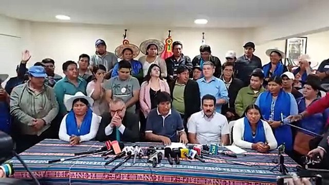 “No se metan con la familia, eso es sagrado”, respondió Evo Morales en conferencia de prensa