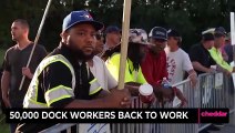 50,000 Dock Workers Back to Work