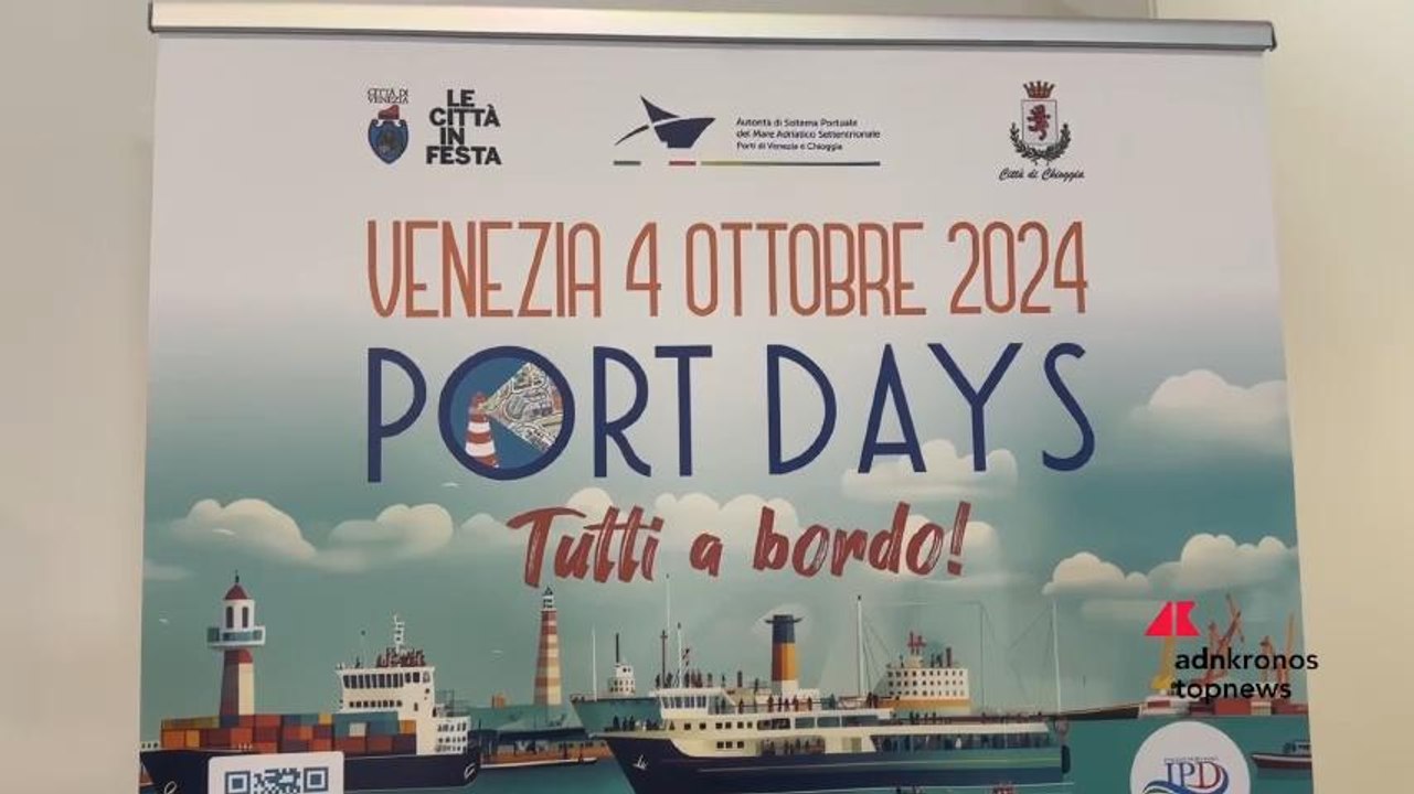 Al via i Port Days 2024, alla scoperta del mondo portuale veneto