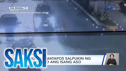 2 sugatan matapos salpukin ng motorsiklo ang isang aso | Saksi