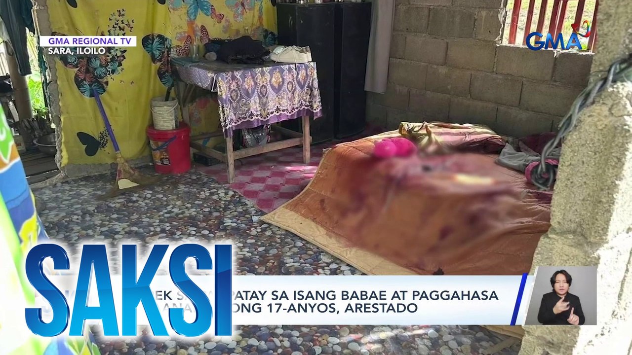 Suspek sa pagpatay sa isang babae at paggahasa sa kaanak nitong 17-anyos, arestado | Saksi