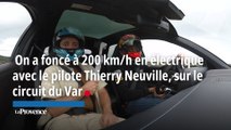 On a foncé à 200 km/h en électrique avec le pilote Thierry Neuville, sur le circuit du Var