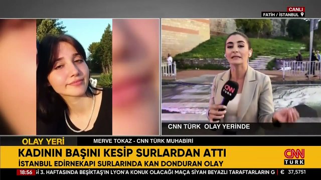 VİDEO | CNN TÜRK OLAY YERİNDE: Edirnekapı surlarında kan donduran olay!