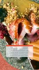 Marsia Taha  Mohamed fue nombrada la Mejor Chef Femenina de América Latina 2024