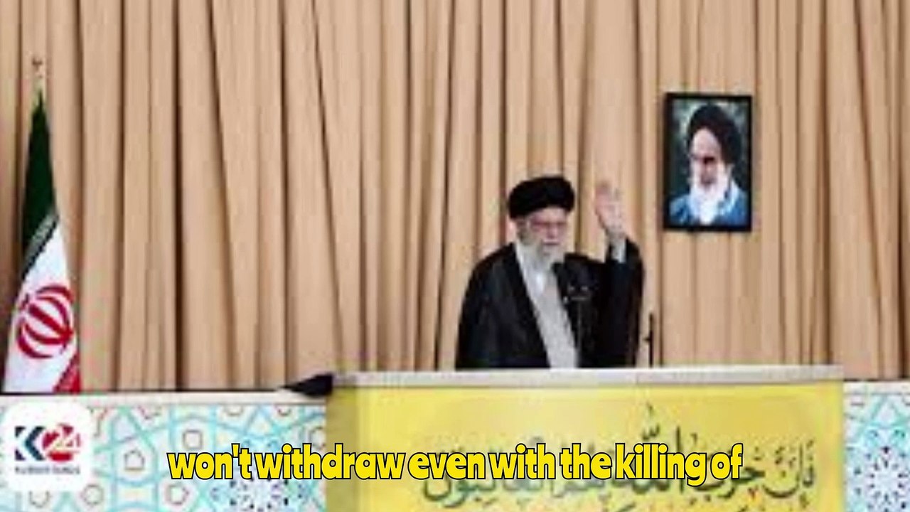 Khamenei says Iran and its allies will not back down from Israeli attacks - Made with Clipchamp