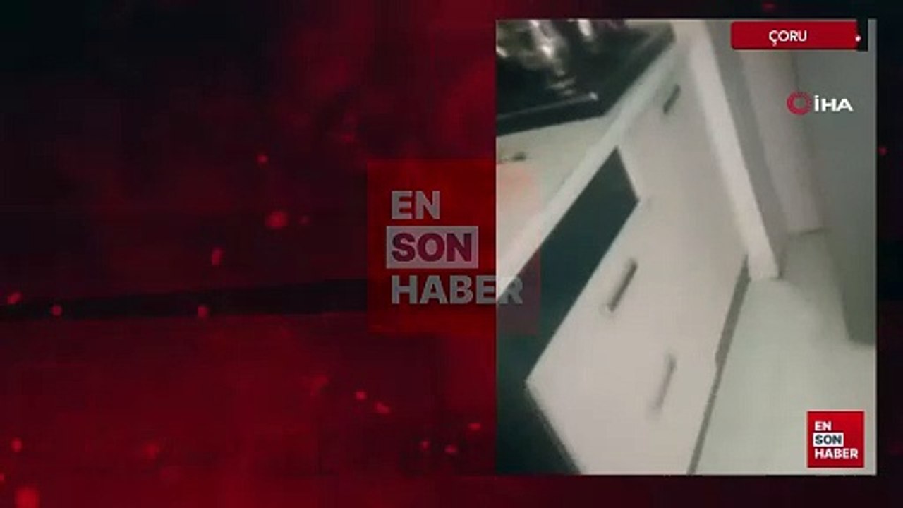 Çorum'da hırsızlık zanlısı kadın buzdolabında yakalandı