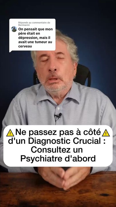 Ne passez pas à côté d’un diagnostic crucial : consultez un psychiatre d’abord