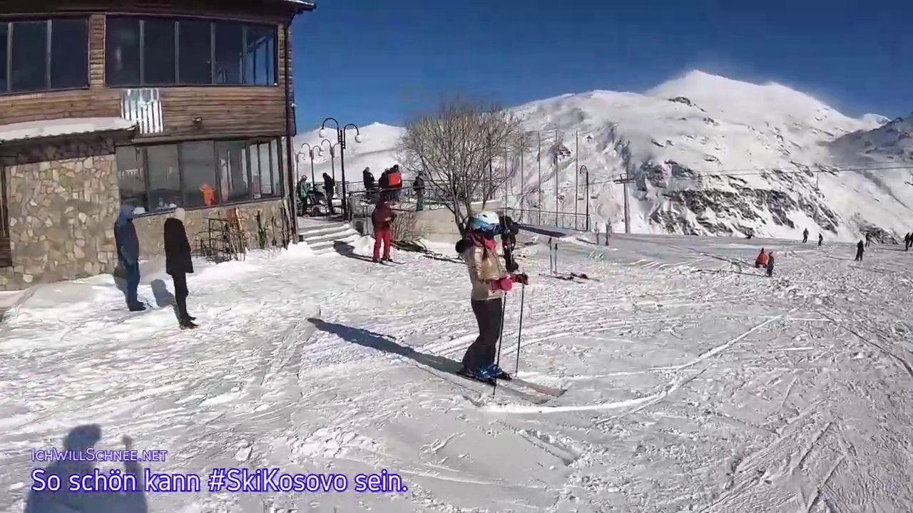 Ski-Reportage Lena im Kosovo: Skifahren im Arxhena Mountain Resort.
