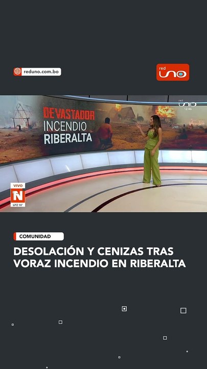 Desolación y cenizas tras voraz incendio en Riberalta