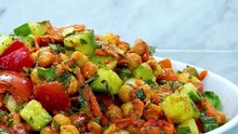 High Protein Chickpea Salad (Plant-based) _ Healthy Salad Recipe for Vegetarian and Vegan Diet