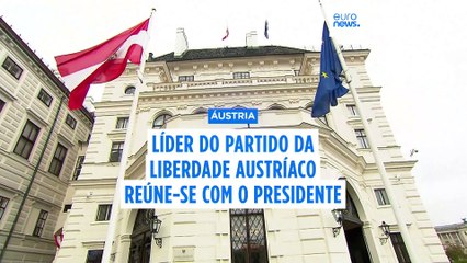 Líder da extrema-direita austríaca com "expetativas positivas" para a formação de governo