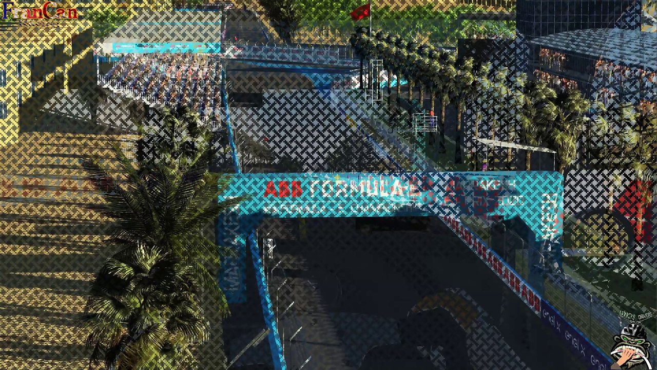 Tour de piste à Marrakesh en Austin Mini Cooper S sur Rfactor 2