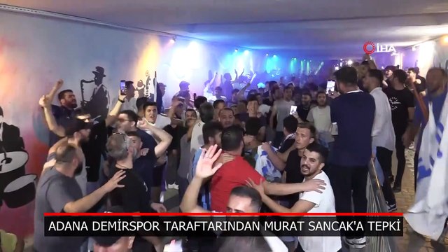 Adana Demirspor taraftarından Murat Sancak'a tepki!