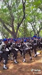 Yel Yel Polisi Militer HUT TNI Ke 79 Di Monas