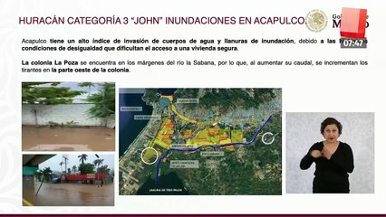 Más de 127 mil personas resultaron afectadas por huracán 'John': SSPC