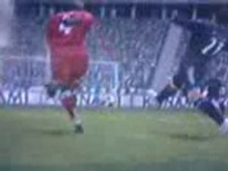 Frappe de viera en barre rentrant