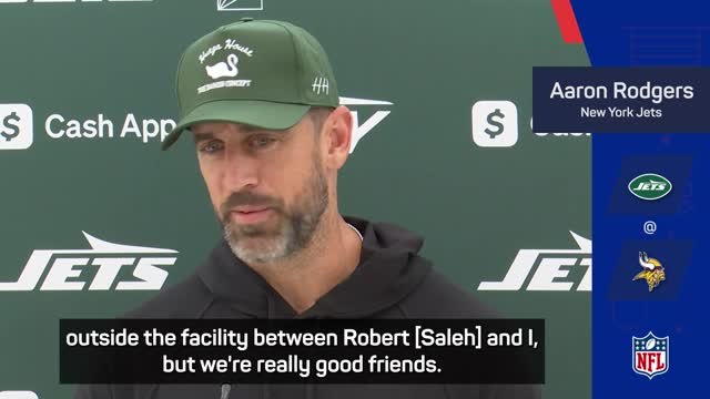 Rodgers rubbishes rift rumours with Jets coach Saleh