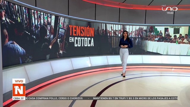 Amagues de enfrentamientos Transportistas en Cotoca mantienen el pasaje de Bs 7