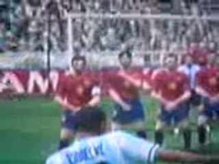 Beau coup franc des 27 m