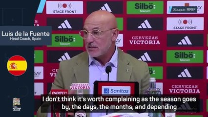 Spain boss De la Fuente urges talks to stop player strikes