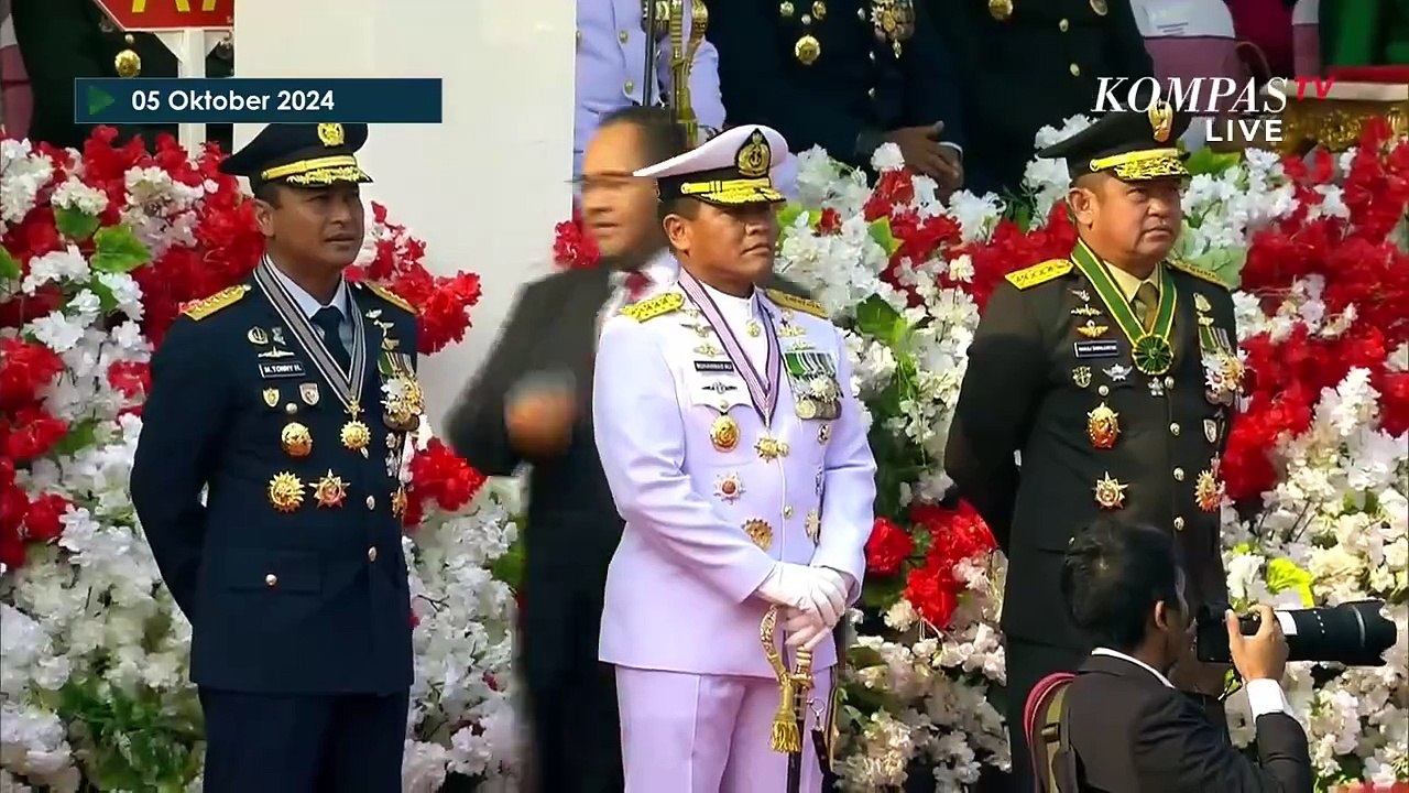 Momen Akrab Presiden Jokowi, Wapres Maruf Amin hingga Prabowo & Gibran Masuki Lokasi HUT ke-79 TNI