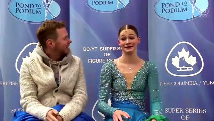 Junior Women Short Program at the 2024 BC Youth Section Super Series 🍁