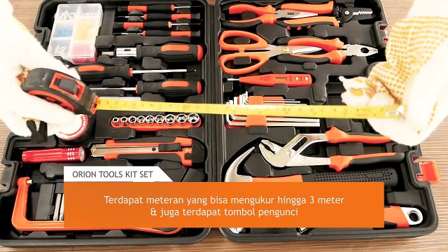 REVIEW & UNBOXING HAND TOOL SET YANG LENGKAP DENGAN HARGA TERJANGKAU - ORION HAND TOOL SET - TR006-1