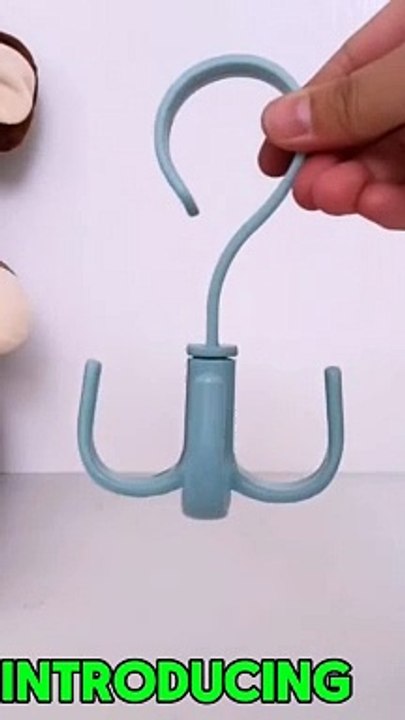 Revolutionize Your Closet with 360° Rotatable Hanger Hooks | Space-Saving Hack