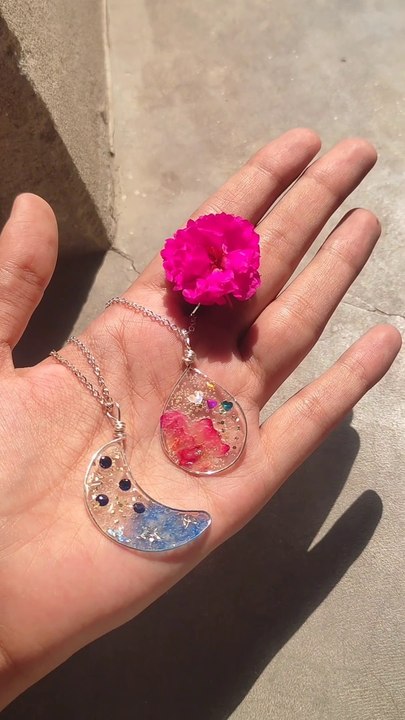 Resin-Look Pendant Using Glue! (Part 2) ✨ | Easy DIY Craft Tutorial ️