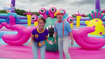 Blippi and Meekah’s Under the Sea Foam Party - Blippi's Big 10!  Educational Videos for Kids