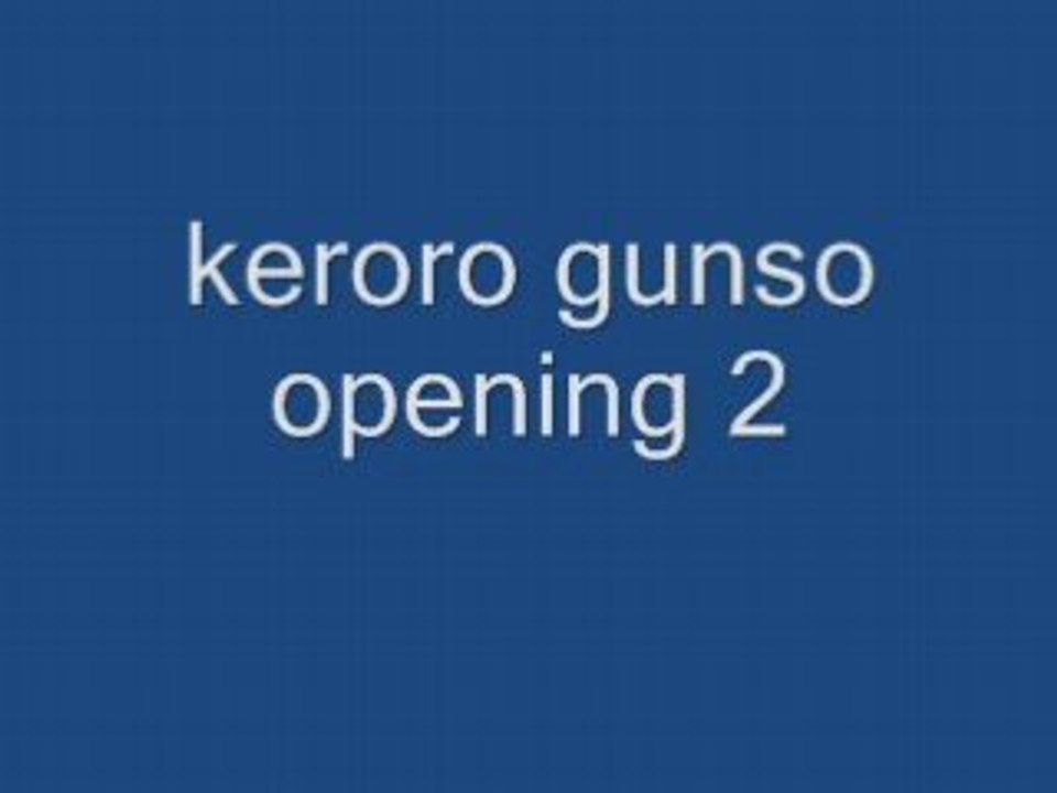 Keroro opening 2