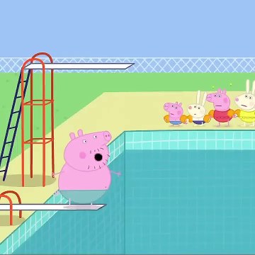 Daddy Pig Goes Swimming and Splashes Everyone _ Peppa Pig Official _ Family Kids Cartoon (1)