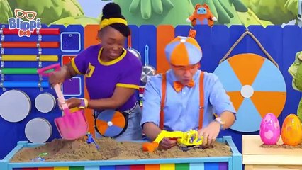 Dino Egg Hunt Counting 1 to 10 - Blippi's Playdate  Educational Videos for Kids