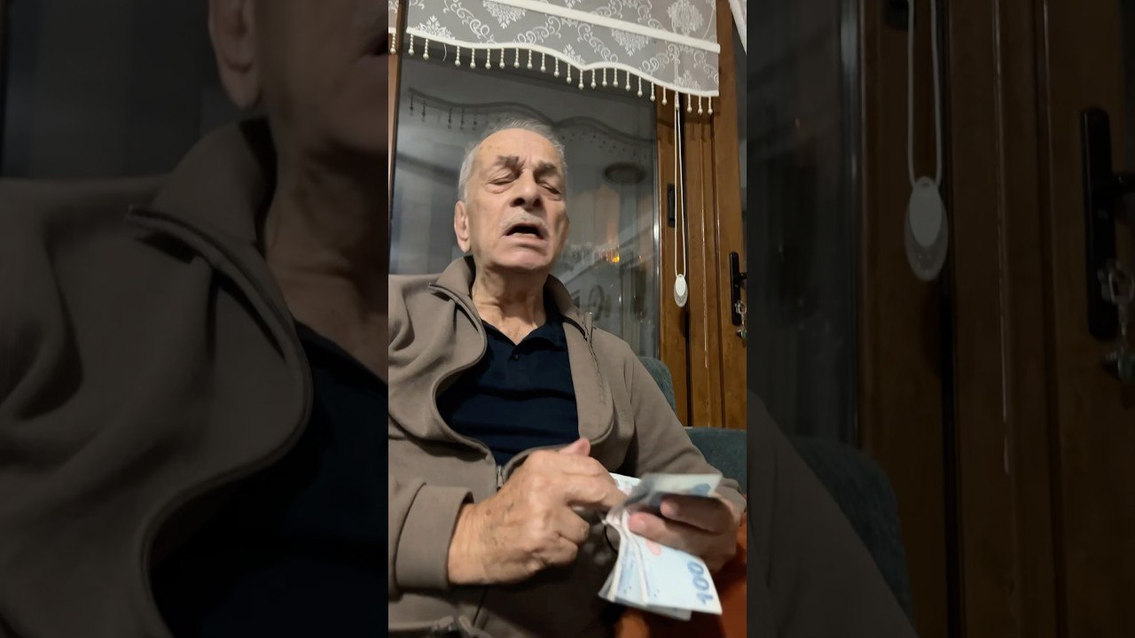 PARAYI BÖYLE SAYINCA ÇOKMUŞ GİBİ GELİYÜR DEDİ 