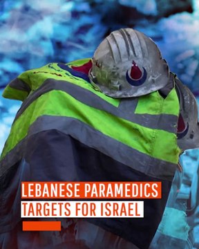 Lebanese Paramedics Targets for Israel