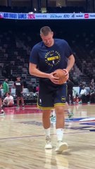 Jokic and Thierry Henry link up!